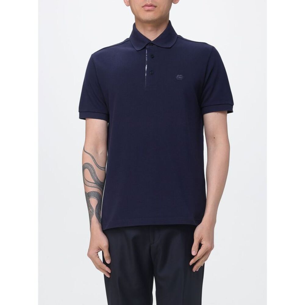 Etro Polo Shirt Men Blue